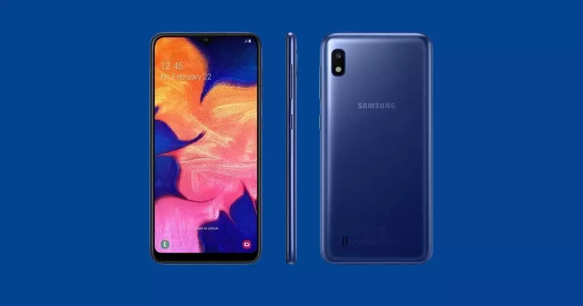 Samsung Galaxy A10 no plano TIM